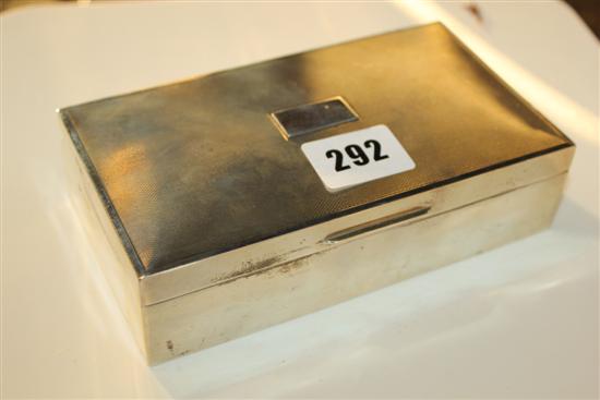 Silver cigarette box